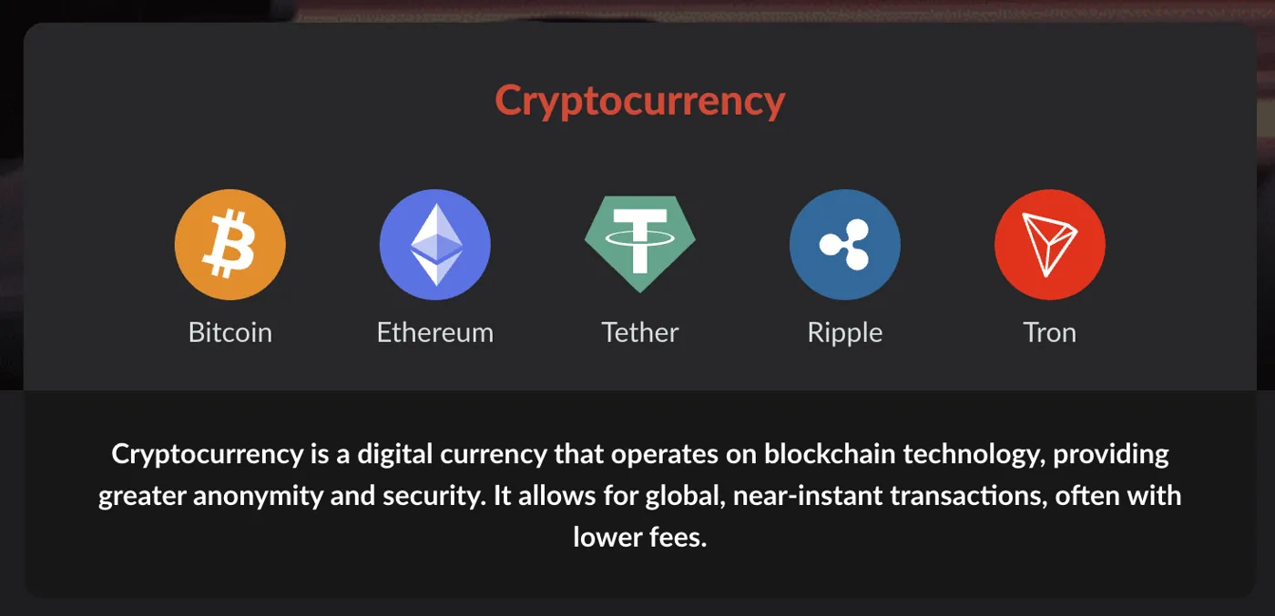 1GO Casino — crypto payments