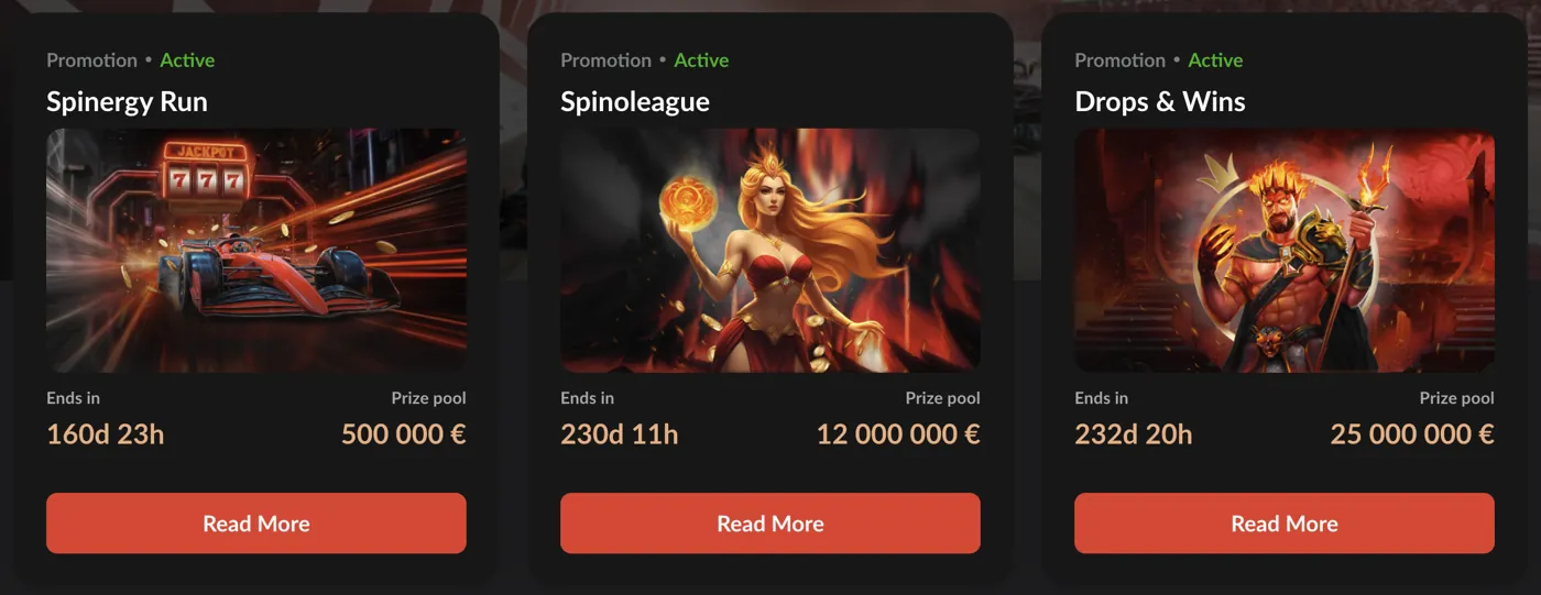 1GO Casino — promotions & drops