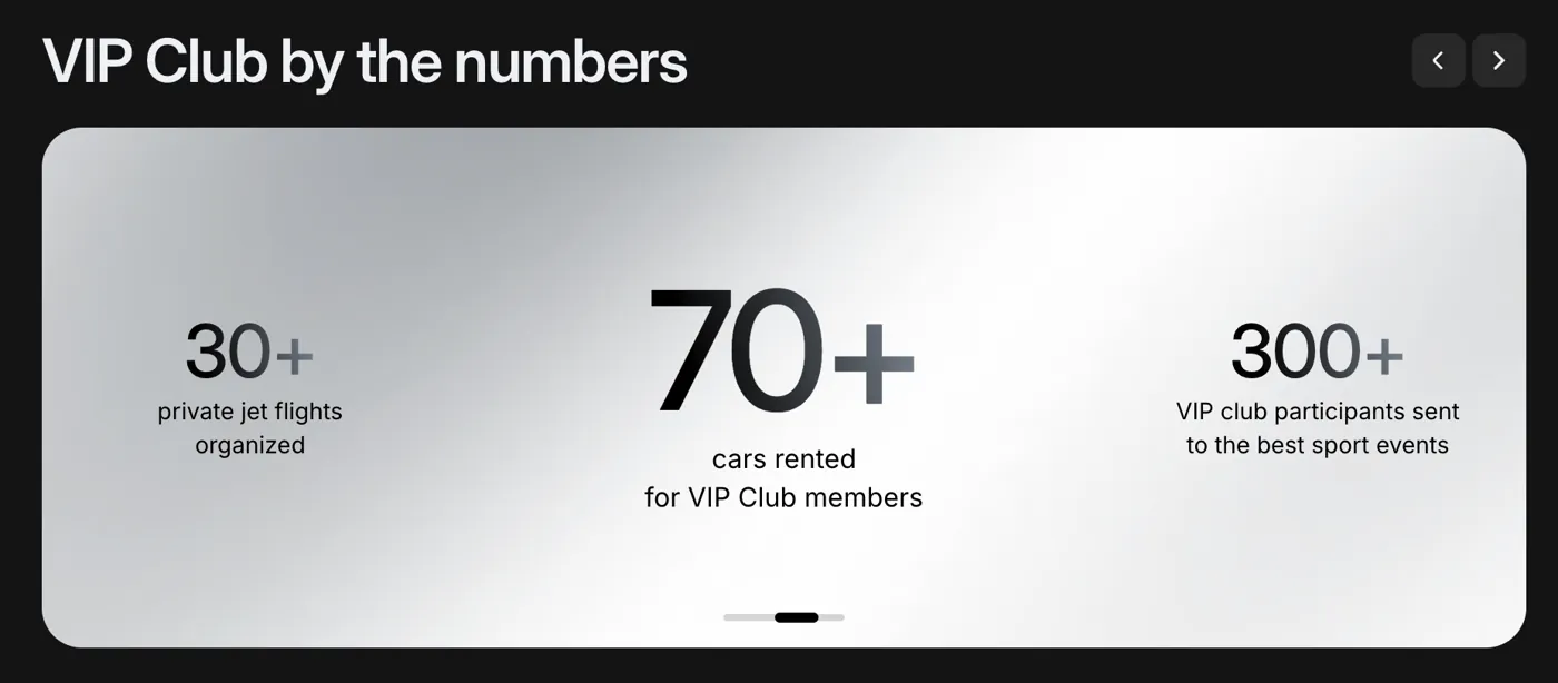 1win Casino — vip club by the numbers