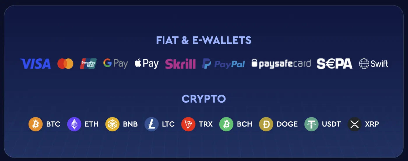 Celsius Casino — fiat, e-wallets & crypto