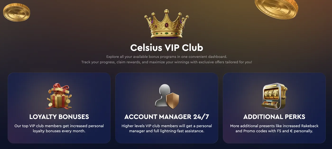Celsius Casino — celsius vip club