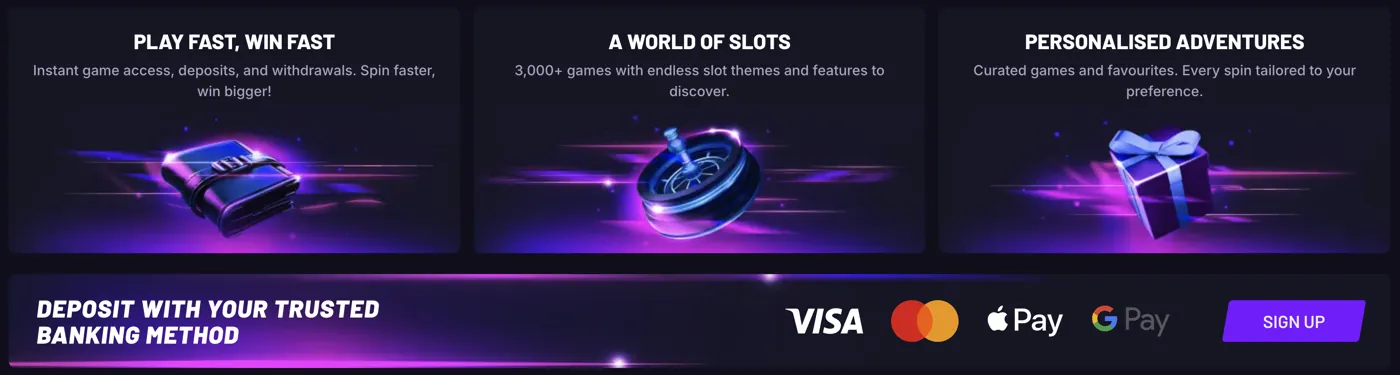 FastSlots Casino — trusted payment methods