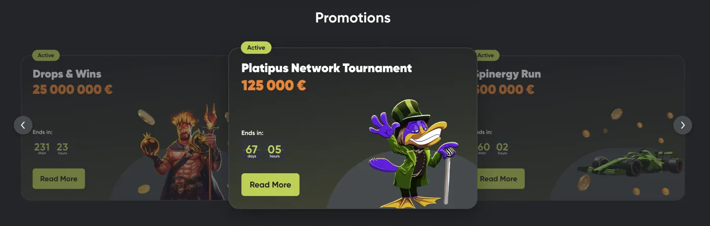 Fresh Casino — tournaments & drops
