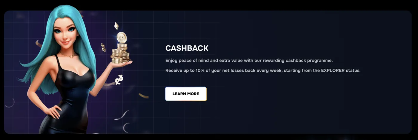 Gizbo Casino — weekly cashback