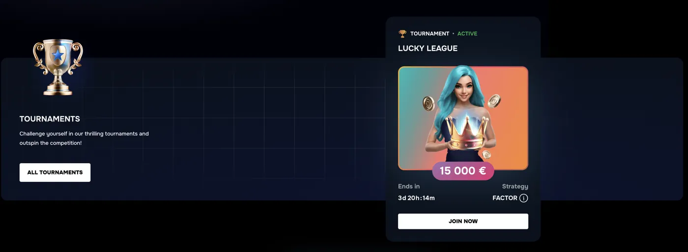 Gizbo Casino — tournaments