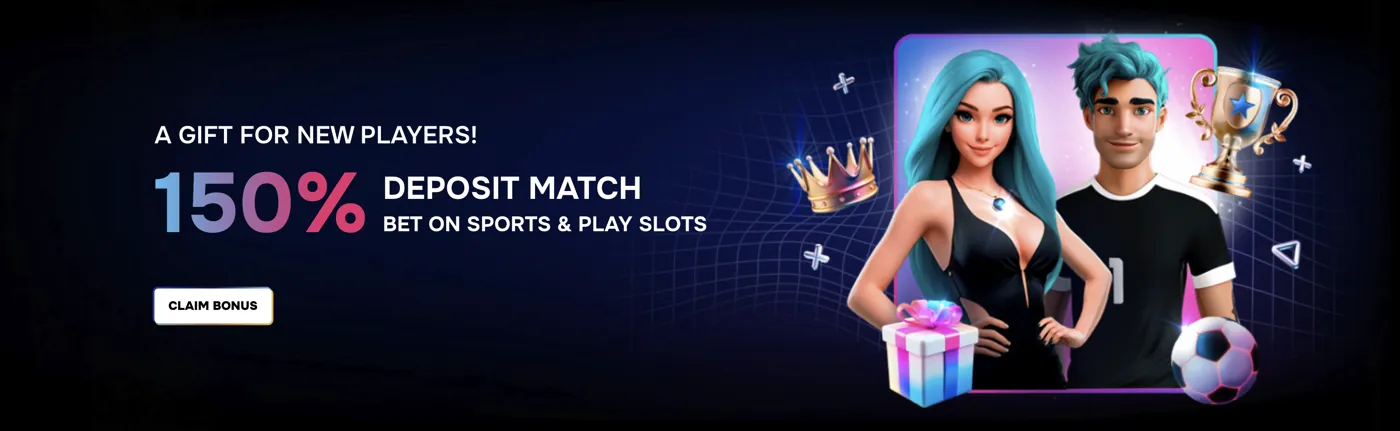 Gizbo Casino — welcome deposit match