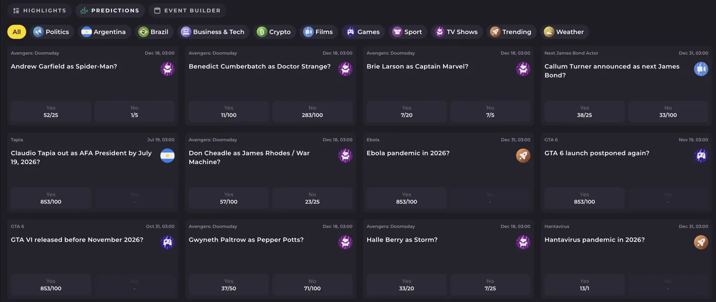 Instant Casino — sports predictions