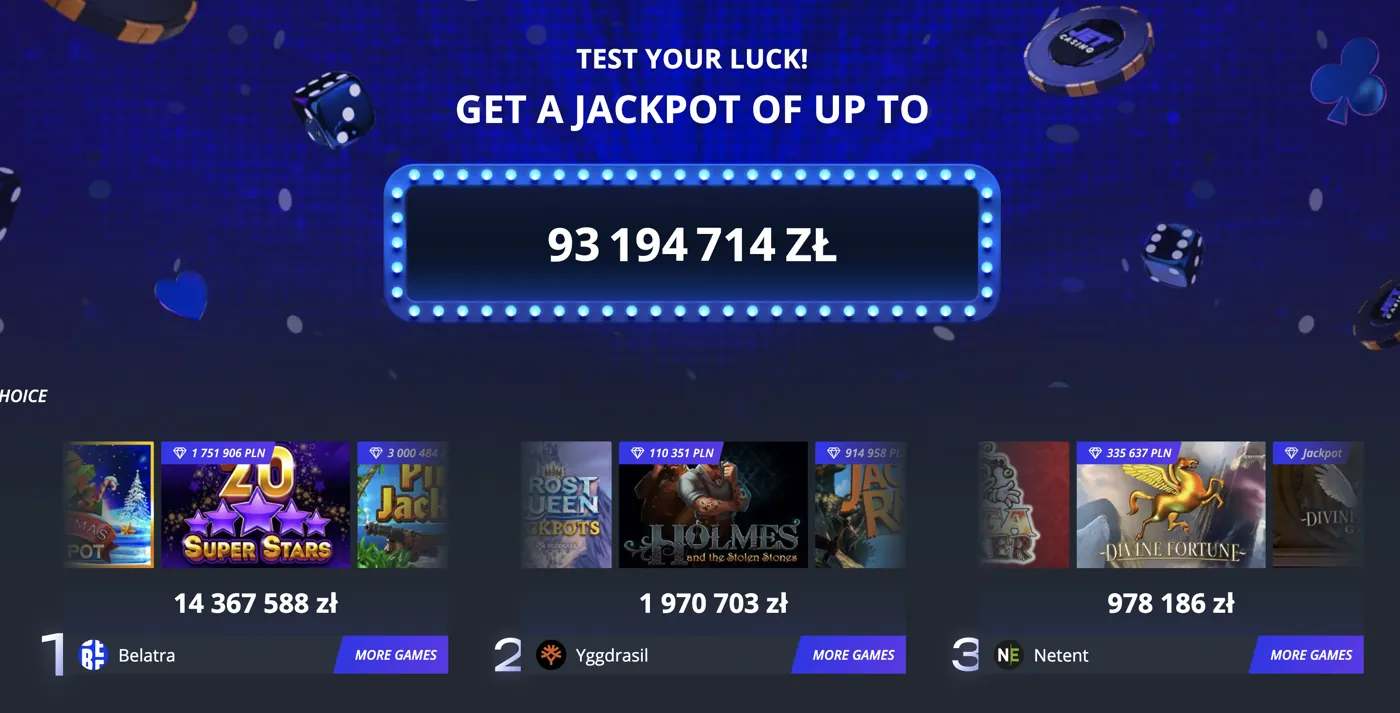Jet Casino — jackpot (93m zł)