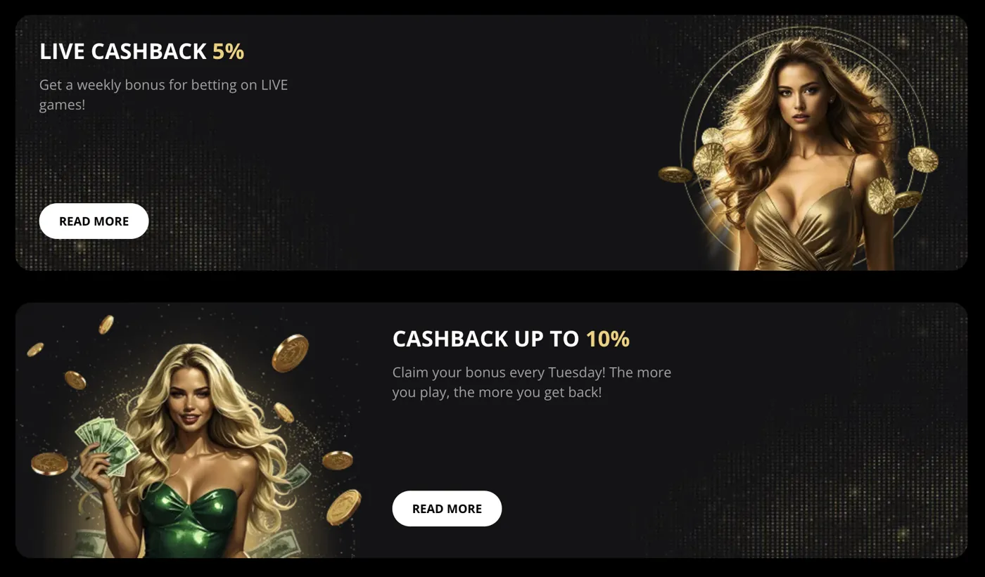 Lex Casino — live & weekly cashback