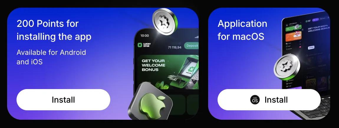 LuckyStar Casino — mobile & macos apps