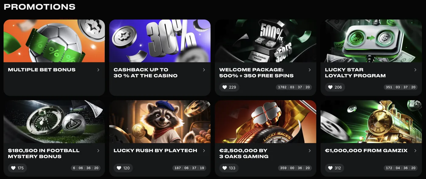 LuckyStar Casino — promotions hub