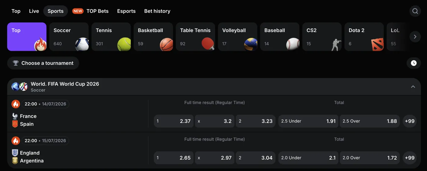 LuckyStar Casino — sports & tournaments