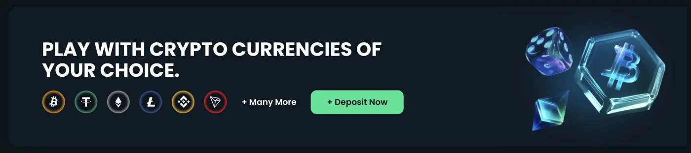 Mega Dice Casino — crypto currencies
