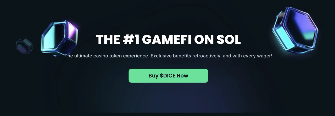 Mega Dice Casino — #1 gamefi on sol ($dice)