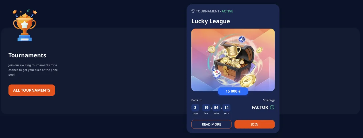 Monro Casino — lucky league tournament