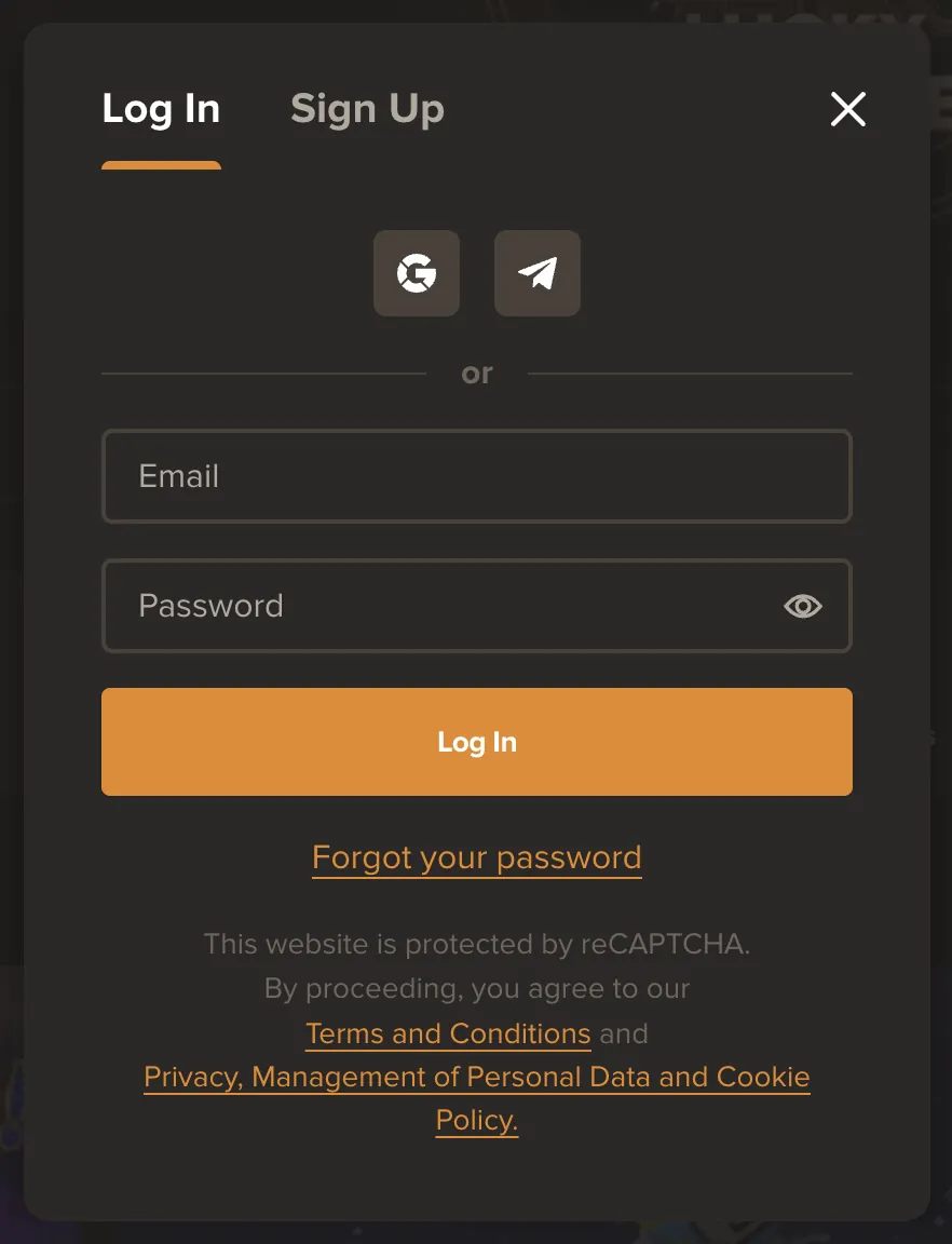 Sol Casino — registration & login