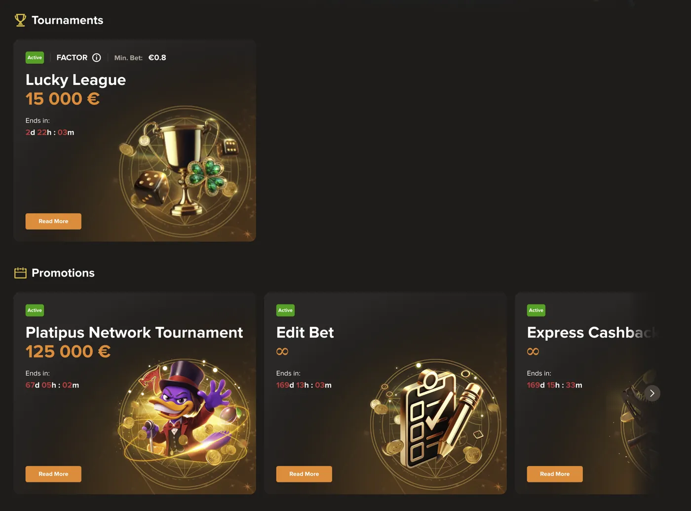 Sol Casino — tournaments & promotions