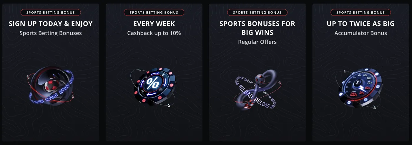 Starda Casino — sports betting bonuses
