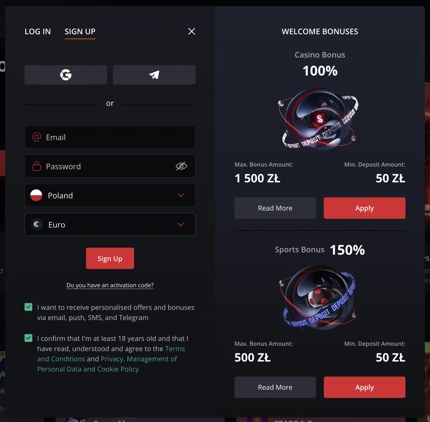 Starda Casino — casino & sports welcome