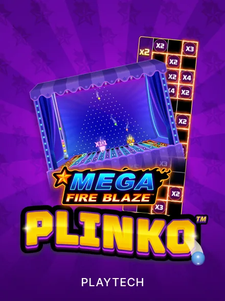 Mega Fire Blaze: Plinko by Playtech — Plinko at 1win